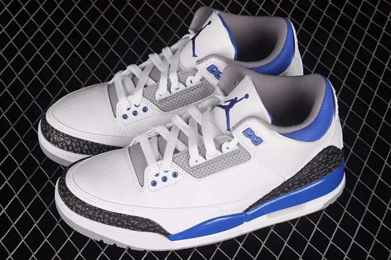 All categories Air Jordan Jordan series basketball shoes Air Jordan 3 foreign trade version Air Jordan 3 "Racer Blue" AJ3 Joe 3 Racing Blue CT8532-145